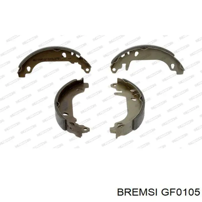 GF0105 Bremsi zapatas de frenos de tambor traseras