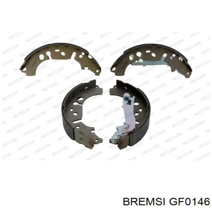 GF0146 Bremsi zapatas de frenos de tambor traseras