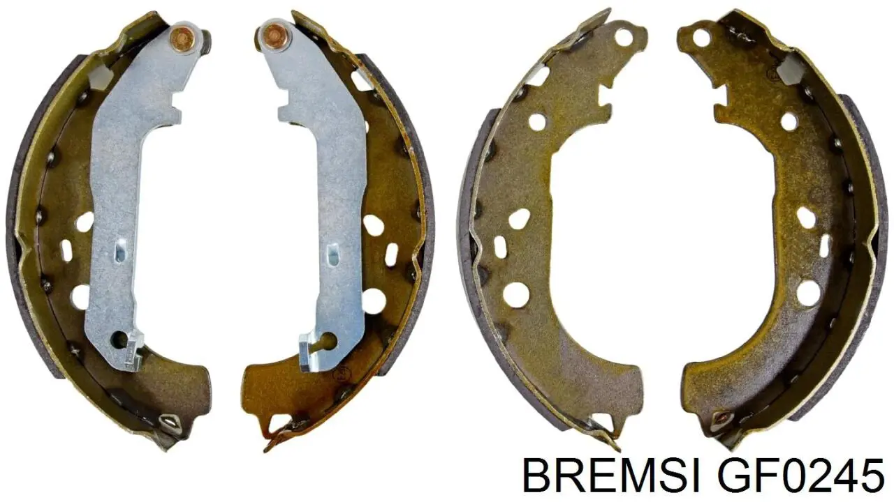 GF0245 Bremsi zapatas de frenos de tambor traseras