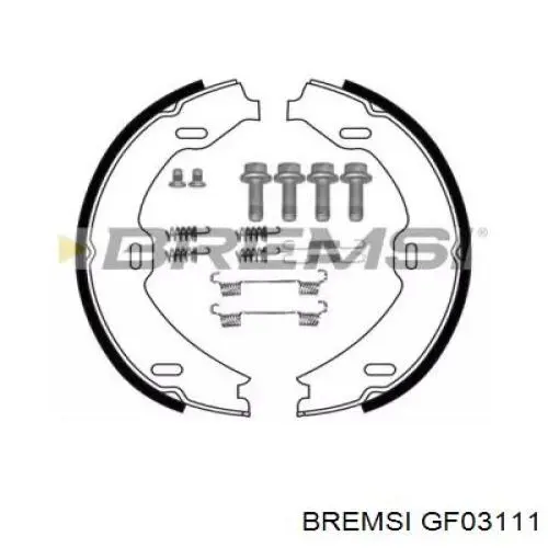 GF0311-1 Bremsi juego de zapatas de frenos, freno de estacionamiento