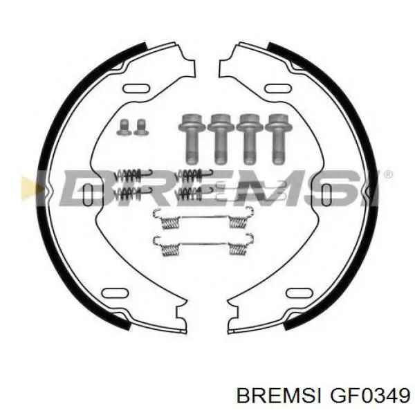 Zapatas de freno de mano GF0349 Bremsi