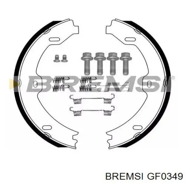 Zapatas de freno de mano Bremsi GF0349 precio, desde 14,78 EUR