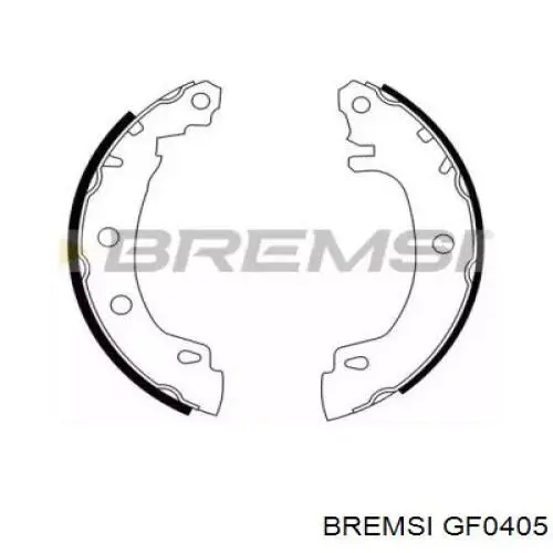 GF0405 Bremsi zapatas de frenos de tambor traseras