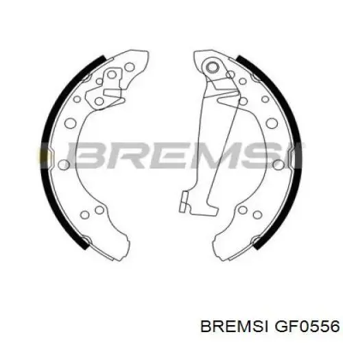 Zapatas de freno de tambor traseras Bremsi GF0556 precio, desde 22,14 EUR