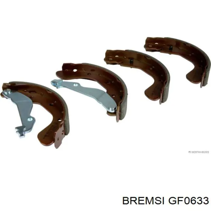 GF0633 Bremsi zapatas de frenos de tambor traseras