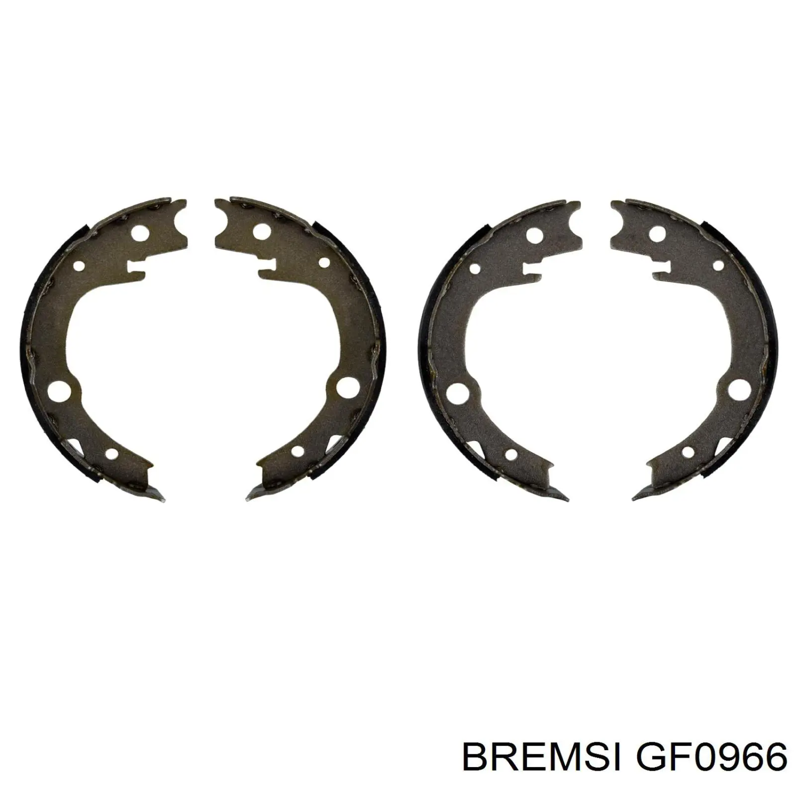 GF0966 Bremsi zapatas de freno de mano