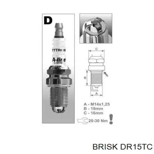 Bujías Brisk DR15TC precio, desde 7,01 EUR