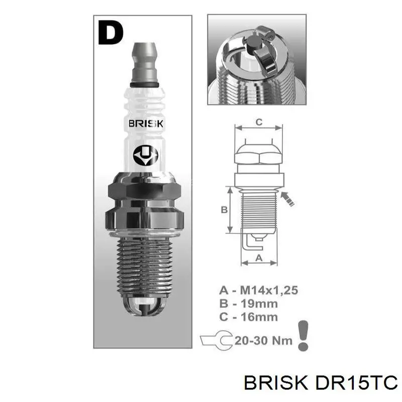Comprar DR15TC Brisk Bujía de encendido