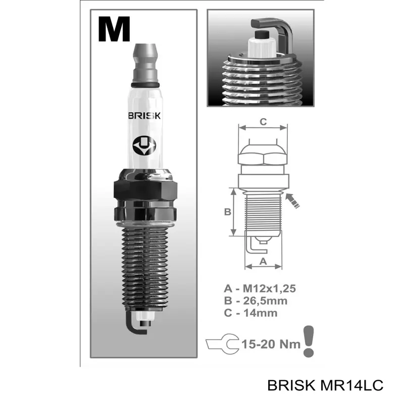 Comprar MR14LC Brisk Bujía de encendido