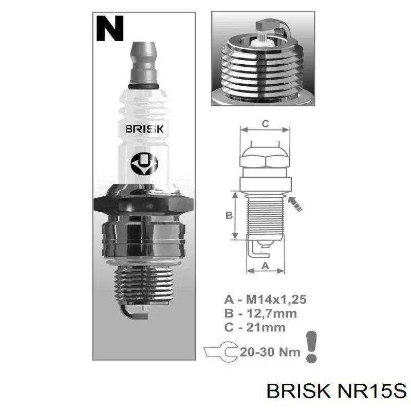 Bujías Brisk NR15S precio, desde 3,74 EUR
