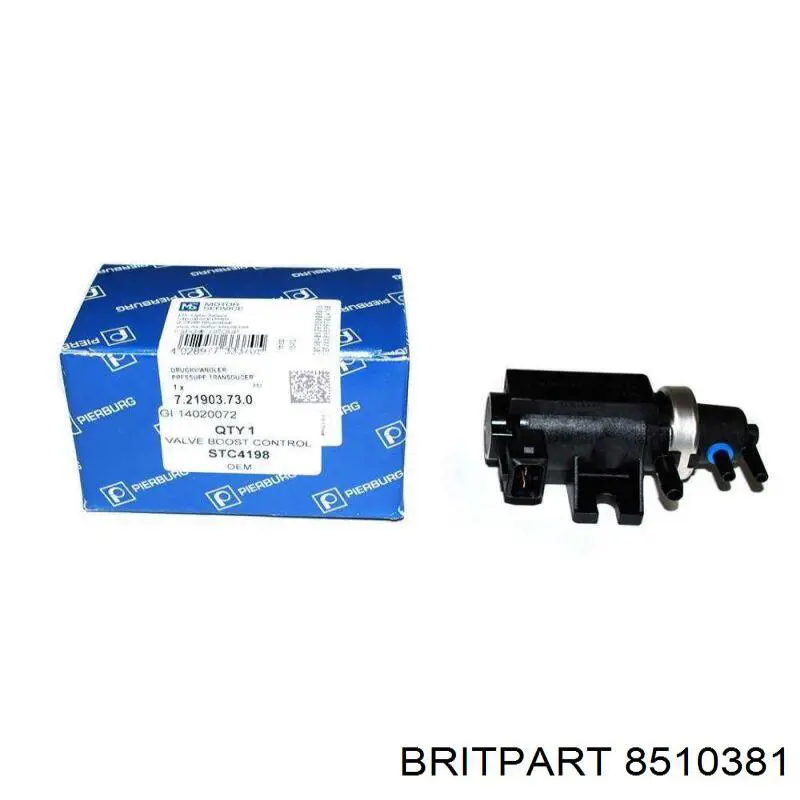 8510381 Britpart valvula de solenoide control de compuerta egr