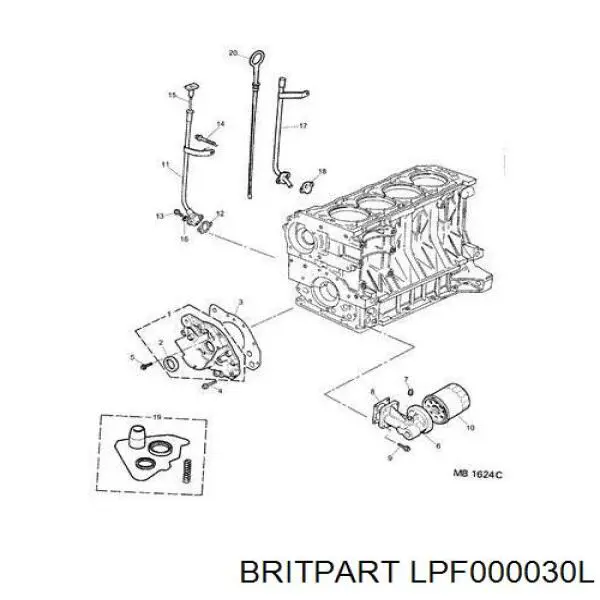 LPF000030L Britpart