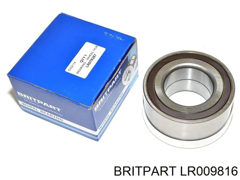 LR009816 Britpart cubo de rueda trasero