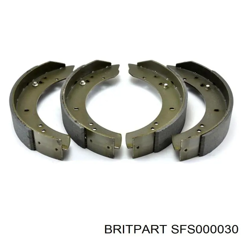 SFS000030 Britpart zapatas de frenos de tambor traseras