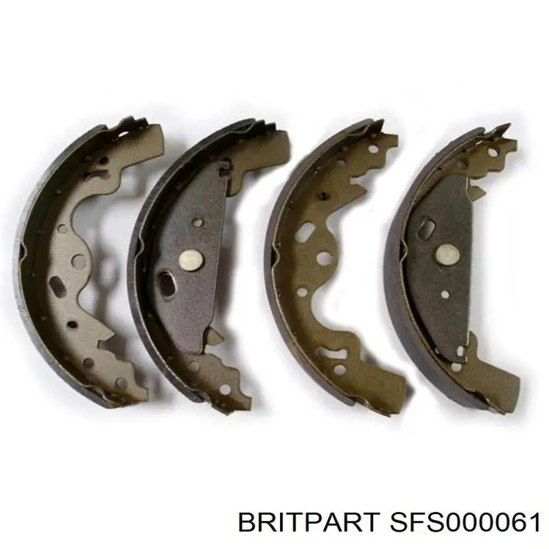 SFS000061 Britpart zapatas de frenos de tambor traseras