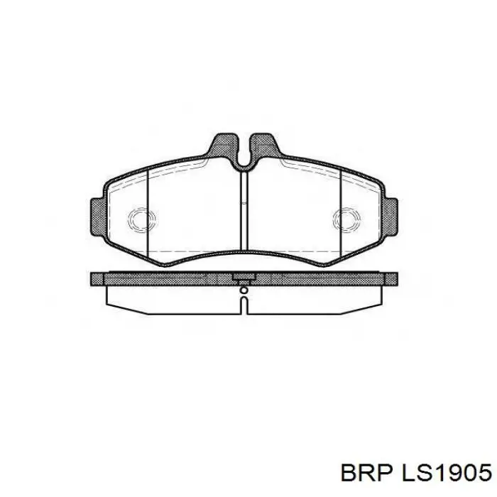 LS1905 BRP juego de zapatas de frenos, freno de estacionamiento