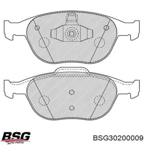 Pastillas de freno BSG30200009 BSG
