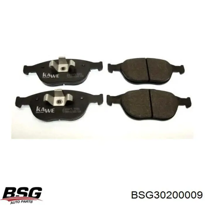 Pastillas de freno delanteras BSG BSG30200009