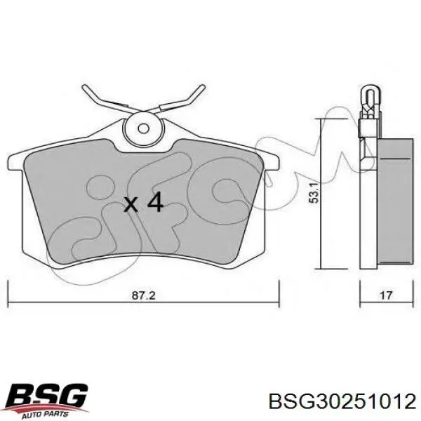 Juego de reparación, pinza de freno delantero Volvo V40 525, 526
