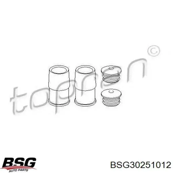 Juego de reparación, pinza de freno delantero Volvo V40 525, 526