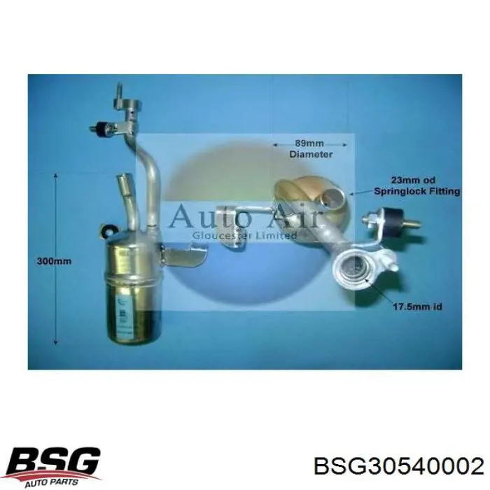 BSG30540002 BSG receptor-secador del aire acondicionado