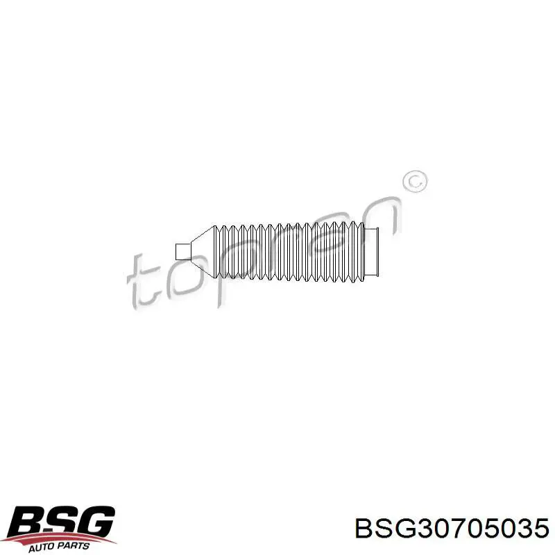 Fuelle de dirección Borg&beck BSG3145