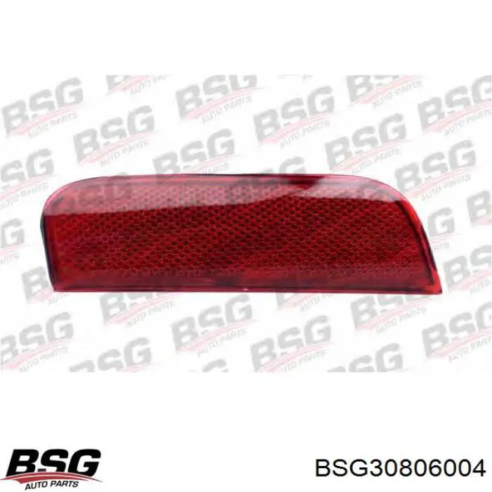 BSG30806004 BSG reflector, parachoques trasero, derecho