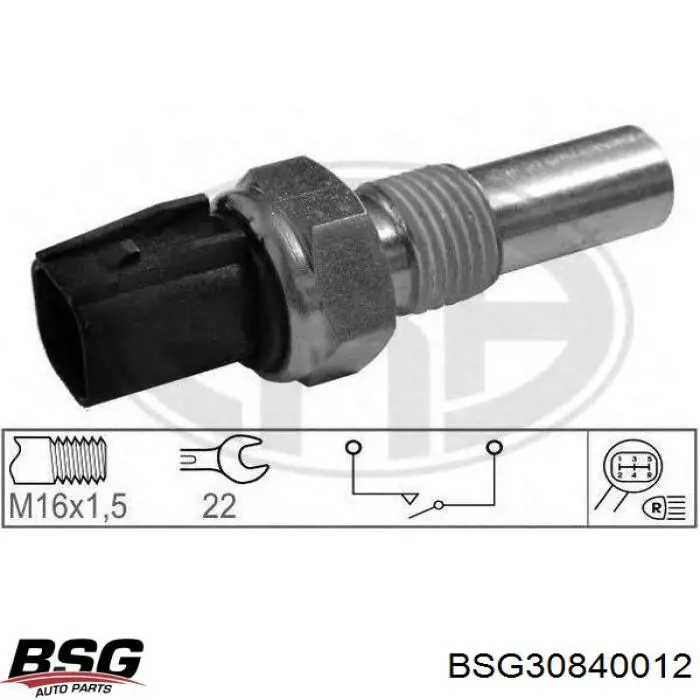 BSG30840012 BSG sensor de marcha atrás