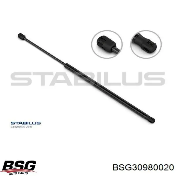 Comprar BSG30980020 BSG Amortiguador de puerta trasera