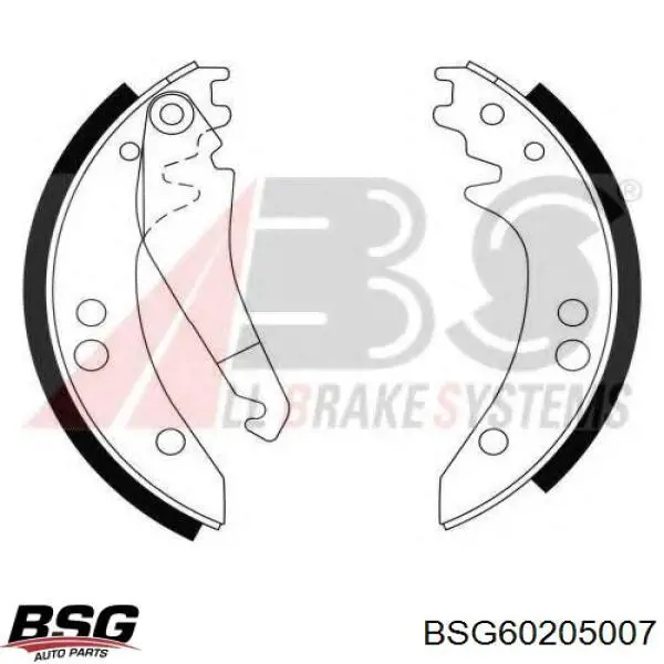 Zapatas de freno de tambor traseras BSG BSG60205007 precio, desde 17,64 EUR