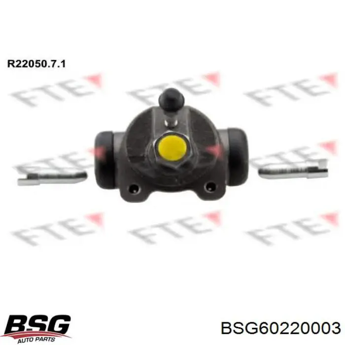 Cilindro de freno de rueda trasera BSG BSG60220003 precio, desde 48,90 EUR