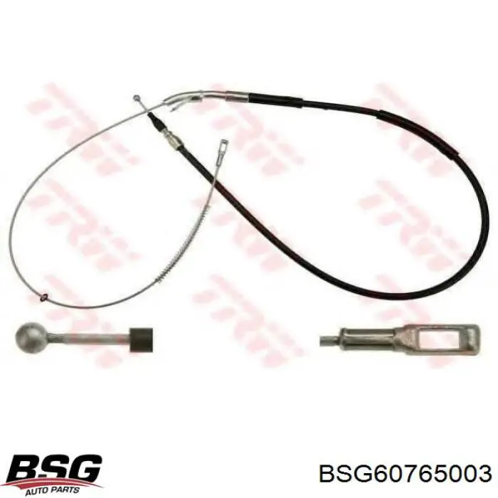 BSG 60-765-003 BSG cable de freno de mano trasero derecho