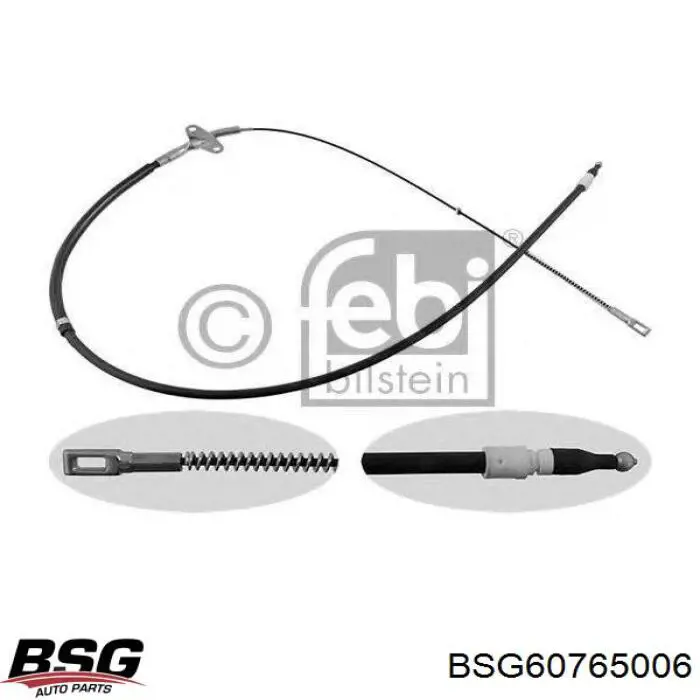 BSG 60-765-006 BSG cable de freno de mano trasero derecho