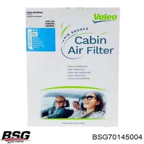 Filtro de habitáculo 1682951080 Peugeot/Citroen