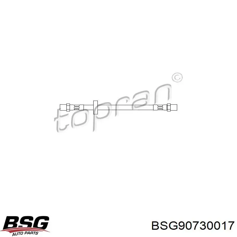 Comprar BSG90730017 BSG Latiguillo de freno trasero