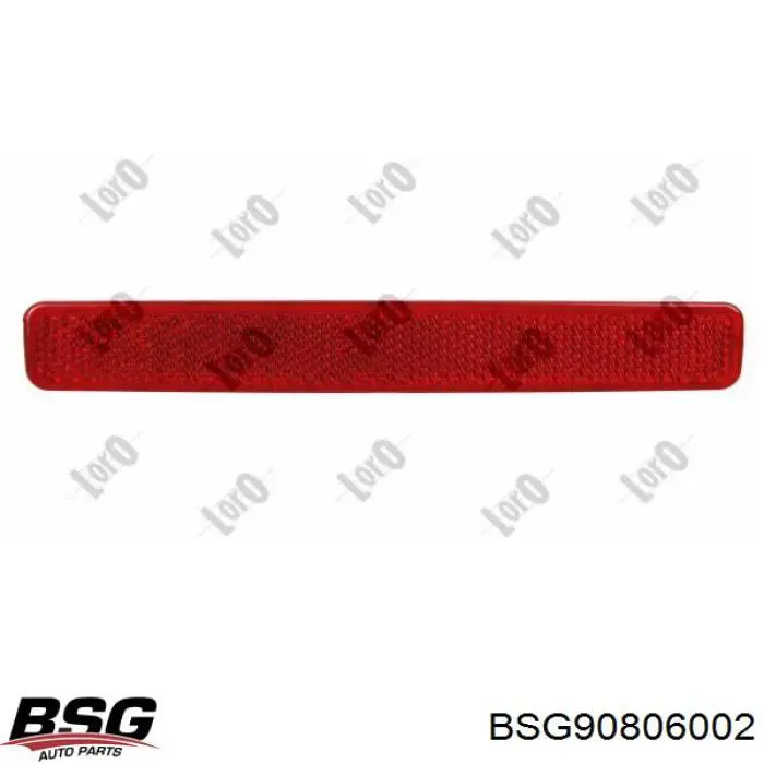 Reflector trasero izquierdo del parachoques BSG BSG90806002 precio, desde 11,56 EUR