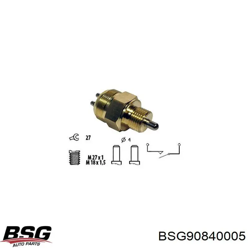 Sensor de marcha atrás 2D0945413 VAG