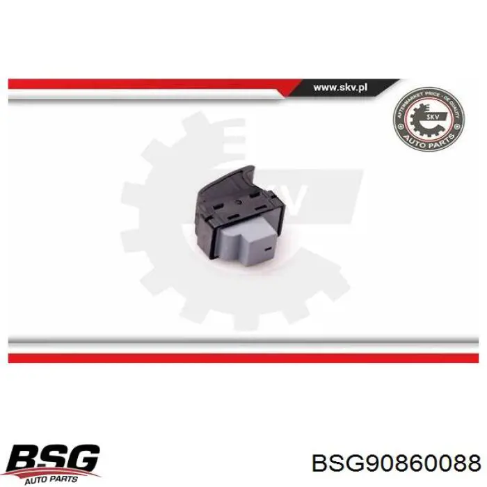 BSG 90-860-088 BSG botón de encendido, motor eléctrico, elevalunas, puerta delantera derecha