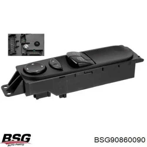 BSG 90-860-090 BSG interruptor de elevalunas delantera izquierda
