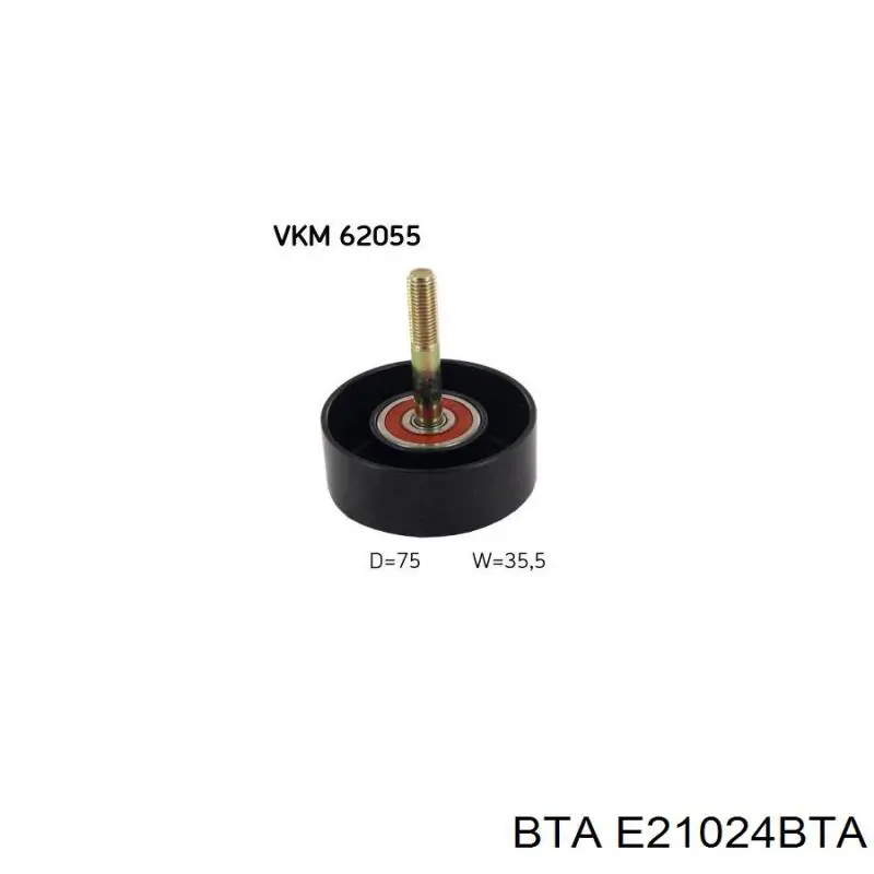 E21024BTA BTA polea inversión / guía, correa poli v