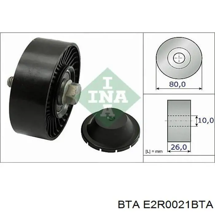 VKM36028 SKF Polea guía correa poli V