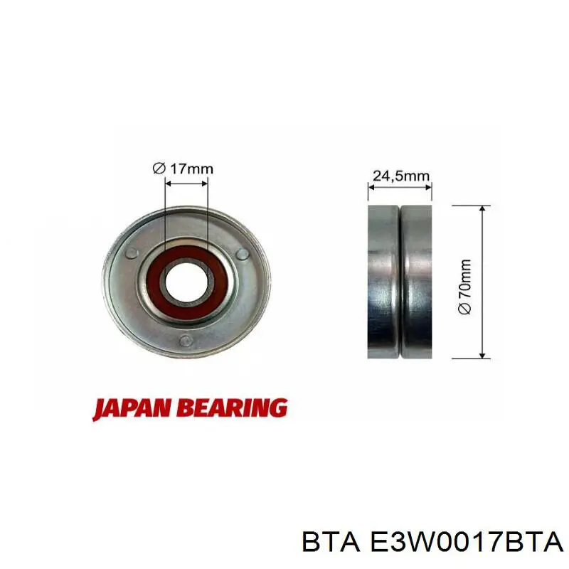 Comprar E3W0017BTA BTA Tensor de correa poli V 