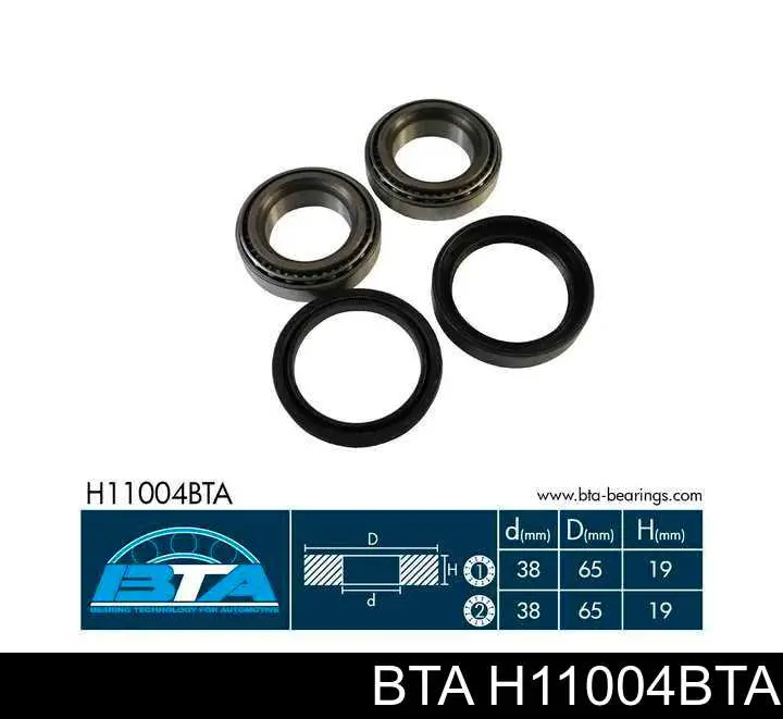 Cojinete de rueda delantero NJ639 Payen