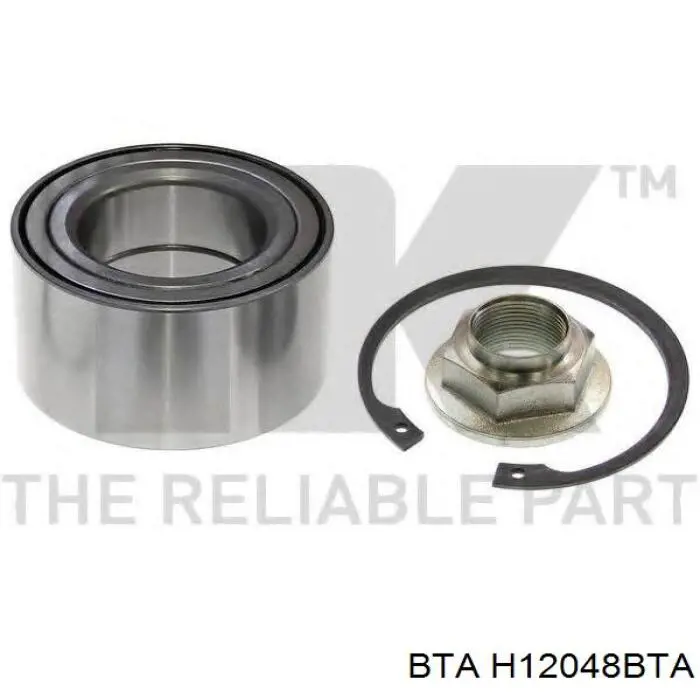 Rodamiento de rueda delantero BTA H12048BTA