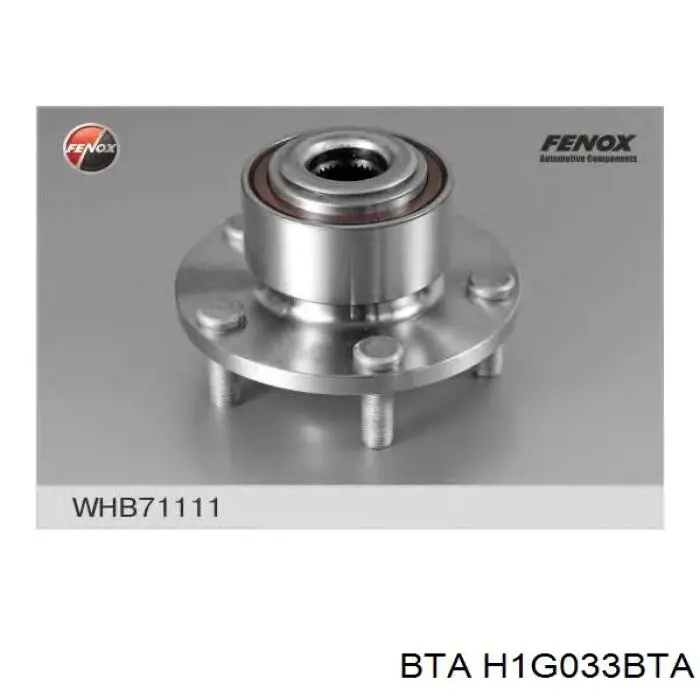 Buje de rueda delantero BTA H1G033BTA precio, desde 56,92 EUR