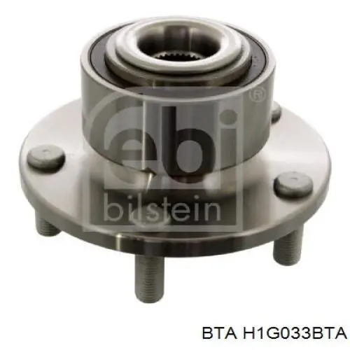 Buje de rueda delantero H1G033BTA BTA