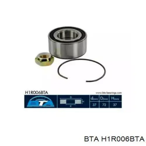 Cojinete de rueda delantero Alfa Romeo 146 930