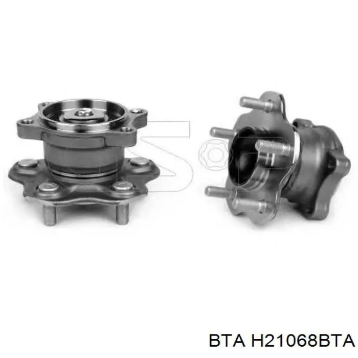 Cubo de rueda trasero 201337 ABS