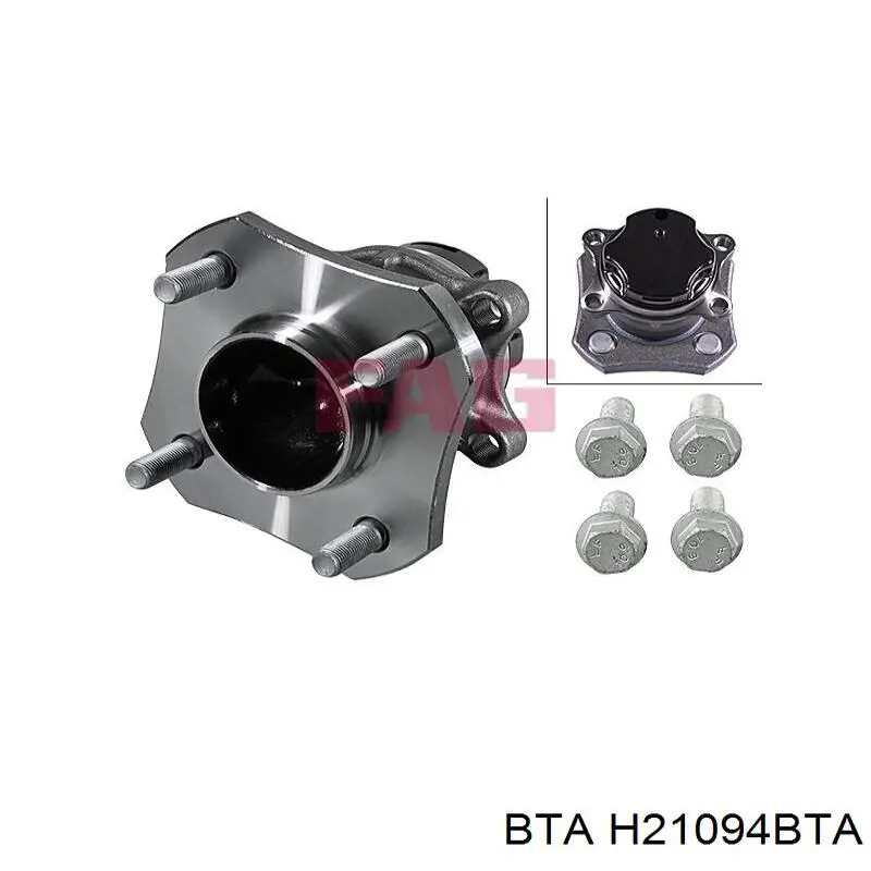 Comprar H21094BTA BTA Cubo de rueda, Eje trasero