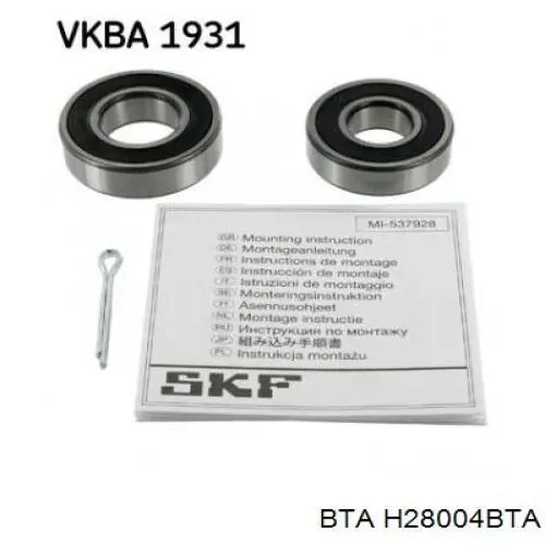 Cojinete de rueda trasero Suzuki Swift 2 EA